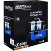 Kraft&Dele KD4098 — Bezolejový kompresor 9 l, 550 W, 155 l/min