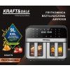 Horkovzdušná fritéza Air Fryer 9 l (2× 4,5 l) 2500 W s LCD displejem Kraft&Dele KD4179