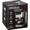Pákový kávovar espresso 1500 W, 20 bar, s napěňovačem mléka Kraft&Dele KD4291