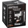 Pákový kávovar Kraft&Dele KD4291 — 1500 W, 20 bar, dotykový panel, napěňovač mléka