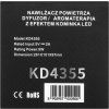 Zvlhčovač vzduchu s ionizátorem a LED efektem krbu Kraft&Dele KD4355