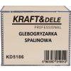 Benzínový kultivátor Kraft&Dele KD5186 10 HP – pracovná šírka 600 mm, 2+1 rýchlosti