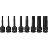 Kraft&Dele KD5431 — Sada rázových nástrčných klíčů HEX 8 kusů, připojení 1/2", H5–H19