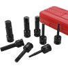 Kraft&Dele KD5431 — Sada rázových nástrčných klíčů HEX 8 kusů, připojení 1/2", H5–H19