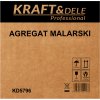 Kraft&Dele KD5796 — Hydrodynamický striekací agregát 1500 W, 2,5 l/min + príslušenstvo