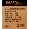 Kraft&Dele KD5796 — Hydrodynamický striekací agregát 1500 W, 2,5 l/min + príslušenstvo