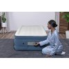44373 16 nafukovaci matrace bestway alwayzaire 97 x 191 x 46 cm s automatickou pumpou a velurovym potahem