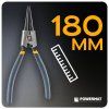 Sada kleští Powermat PM0321 pojistné kroužky 180 mm, 4 ks – v balení