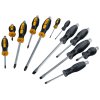 Sada úderových šroubováků Powermat PM1601 12 ks Cr-V s magnetickými hroty – v balení