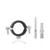 Obejma kovová s gumičkou Geko 5/4" 38–43 mm