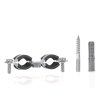 Dvojitá kovová obejma s gumou pro trubku 1/2" (20–25 mm) – Geko PM-AX-3600
