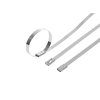 Opaski zaciskowe ze stali nierdzewnej 4.6×250 mm – 100 ks