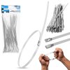 Opaski zaciskowe ze stali nierdzewnej 4.6×250 mm – 100 ks