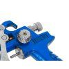 Stříkací pistole HVLP mini, objem 125 ml, s nastavitelným ventilom a hadicou 1/4", plastová hlava – Geko.