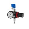 Pistolet lakovací HVLP mini 125 ml s regulačním ventilem a hadicí 1/4", plastová hlavice — Geko