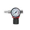 Stříkací pistole HVLP mini, objem 125 ml, s nastavitelným ventilom a hadicou 1/4", plastová hlava – Geko.