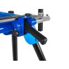 Pilový stůl Geko – stůl pro pilový stůl ukosový 200 kg 1000–1650×580×810–910 mm (EAN 5903418302139)