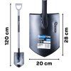 Szpadel ostry 120cm HARD-LINE (6)