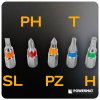 Sada bitů Powermat PM1609 21 ks s prodlužovacím nástavcem 60 mm – foto 26