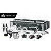 Aku strunová sekačka ABRAMS LS380 — 800 W, bezuhlíkový motor, záběr 25 cm, 2× akumulátor 21 V – příslušenství