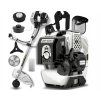 Benzínový křovinořez ABRAMS GS630 — 5,2 k, záběr 43 cm, titanový hřídel – detail
