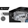 Výrobník ledu ABRAMS — 12 kg/24 h, dotykový panel, samočištění