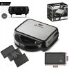 Sendvičovač ABRAMS BX-700 3v1 — tousty, panini, vafle, 1000 W