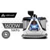 Tepovač ABRAMS — 1600 W, sání 16 kPa, mokro/sucho, ohřev vody na 60 °C