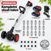 ONDRAGON Akumulátorová sekačka 2v1 XXL 36 V – sada se 2 bateriemi, podvozkem a příslušenstvím