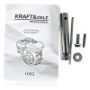 Čtyřtaktní spalovací motor 7 HP (210 ccm), horizontální hřídel 19 mm – Kraft&Dele KD6550 - foto 7