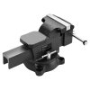 Masivní dílenský zámečnický otočný svěrák 125 mm s kovadlinou – Kraft&Dele KD3681 - foto 3