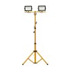 Stavební duální LED reflektor 2× 100 W (16 000 lm) se stativem 1,6 m IP65 – Kraft&Dele KD3692 - foto 2