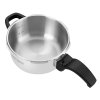 Nerezový tlakový hrnec 4 l (22 cm) s napařovací vložkou – Kraft&Dele KD4295 - foto 6