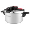 Nerezový tlakový hrnec 6 l (22 cm) s indukčním dnem – Kraft&Dele KD4298 - foto 4