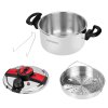 Nerezový tlakový hrnec 6 l (22 cm) s indukčním dnem – Kraft&Dele KD4298 - foto 9