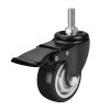 Sada otočných koleček se závitovým čepem M12 75 mm (460 kg) 4 ks – Kraft&Dele KD3640 - foto 4