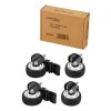 Sada otočných koleček se závitovým čepem M12 75 mm (460 kg) 4 ks – Kraft&Dele KD3640 - foto 10