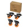 Sada kompaktních zátěžových koleček 50 mm (250 kg) 4 ks – Kraft&Dele KD3622 - foto 9