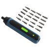Aku šroubovák 4 V (2 500 mAh) + 24 bitů – Kraft&Dele KD12702 - foto 5