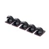 Kraft&Dele KD10083 — Profesionální kabelové klipsy, sada 5 ks, samolepící, 19×14 mm