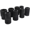 Kraft&Dele KD10216 — Sada průmyslových kovaných nástrčných hlavic 1", 8 ks, 22–41 mm, CrV, plastový kufr
