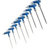 Sada 9 klíčů TORX Kraft&Dele KD10247 – CrV ocel, T10–T50