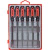 Kraft&Dele KD10287 – Sada jehlových pilníků na kov, 6 kusů, 150 mm