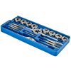 Kraft&Dele KD10288 – Sada závitníků a závitových očka, 20 ks (M3–M12 + 1/8 NPT)