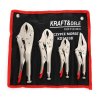 Kraft&Dele Kleště morse 4 ks KD10338 – sada samosvorných kleští 125–250 mm