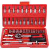 Kraft&Dele KD10525 – Sada nářadí 46 ks, nástrčné klíče 1/4" CrV ocel