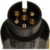Tester zásuvky přívěsu 12 V (7pólový, s adaptéry 7/13 a 13/7 pin) Kraft&Dele KD10542