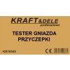 Tester zásuvky přívěsu 12 V (7pólový, s adaptéry 7/13 a 13/7 pin) Kraft&Dele KD10542