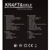 Kraft-Dele KD10643 — Akumulátorová řetězová pila 2×21V 4Ah + sada příslušenství XXL