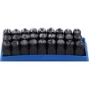Kraft&Dele KD11205 – Ruční raznice písmen a značek 8 mm, sada 27 ks